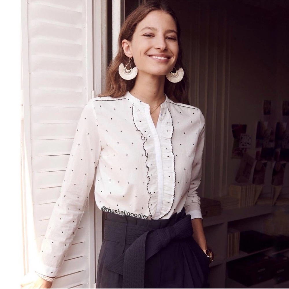 Sezane Effy Shirt, US size 10 (FR size 42)